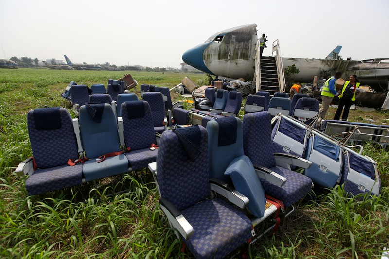 Illustration for article titled The World's Most Bizarre Aircraft Graveyards